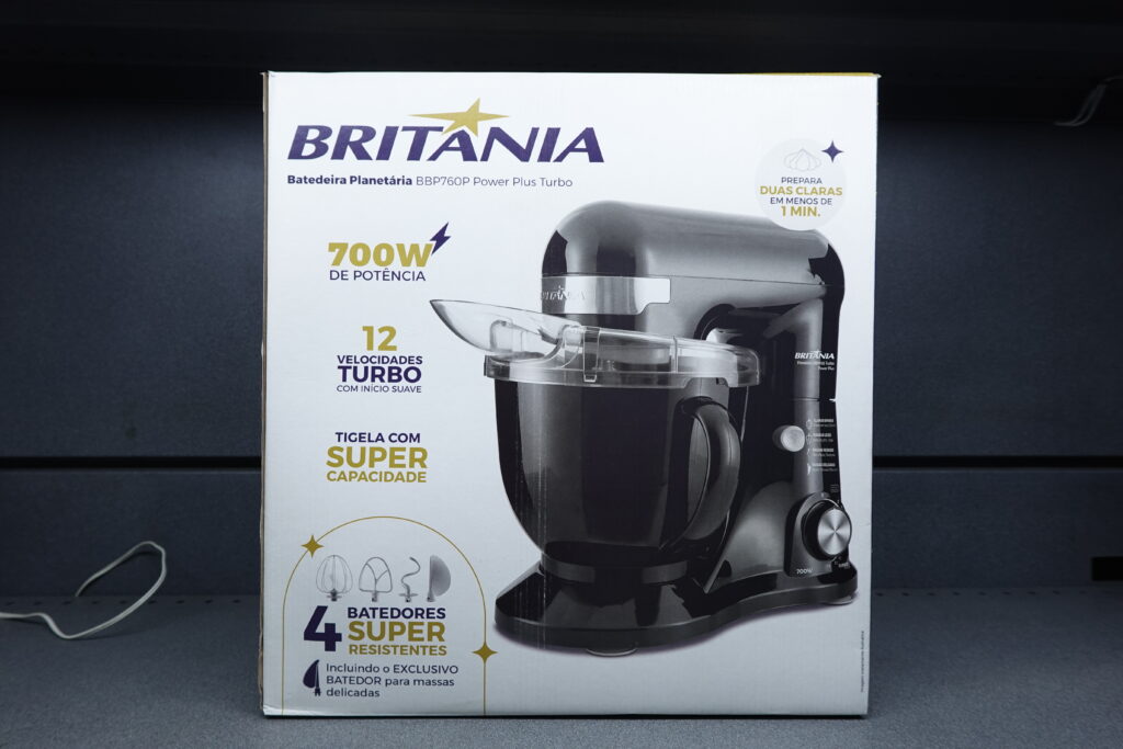 Batidora Planetaria Britania BBP760P 700W Negra – 220V