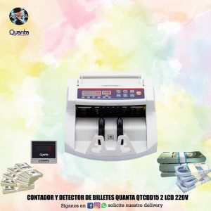 Contador y detector de billetes Quanta QTCDD10 LCD 220V ðŸ’µðŸ’¶ðŸ’´