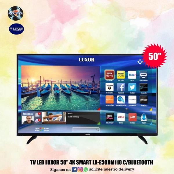 TV LED 50" LUXOR C/BLUEOOTH