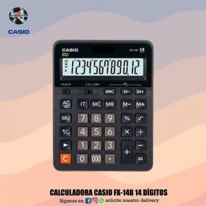 CALCULADORA CASIO GX-14B 14 DIGITOS