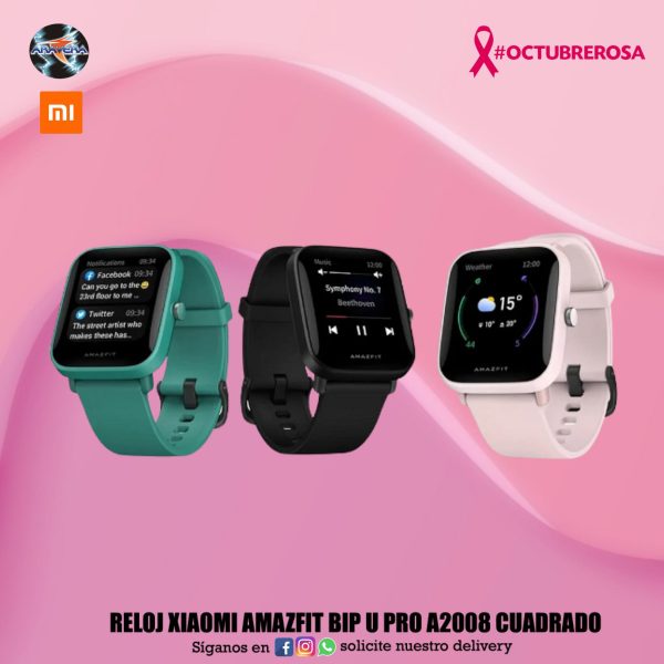 ⏰RELOJ XIAOMI AMAZFIT BIP U PRO A2008 CUADRADO ⏰ – Aravera