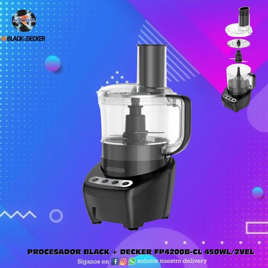 PROCESADOR BLACK + DECKER FP4200B-CL – Aravera