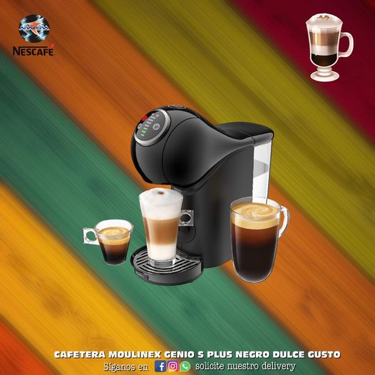 Comprá Cafetera Moulinex Dolce Gusto Genio S Plus - Negro 800mL - Envios a  todo el Paraguay