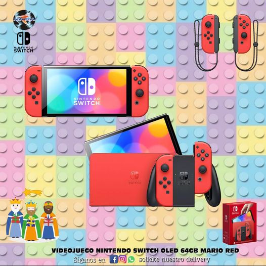 Comprá Nintendo Switch OLED Mario Red Edition 64 GB Versión Japonesa -  Envios a todo el Paraguay