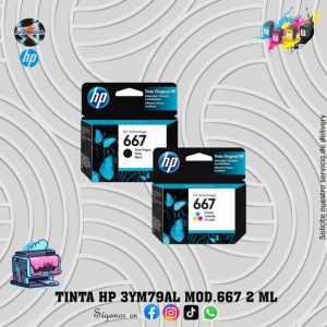 TINTA HP 3YM79AL MOD.667 2ML