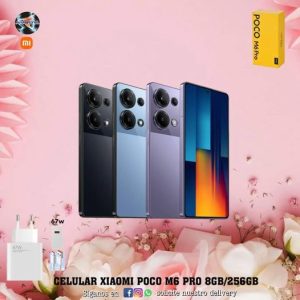 CELULAR XIAOMI POCO M6 PRO 8GB/256GB