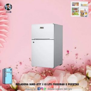 HELADERA JAMD-87F 110 LTS FRIGOBAR 2 PUERTAS