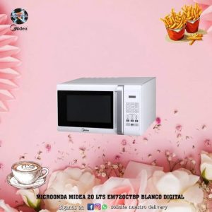 MICROONDA MIDEA 20 LTS EM720CTB BLANCO DIGITAL