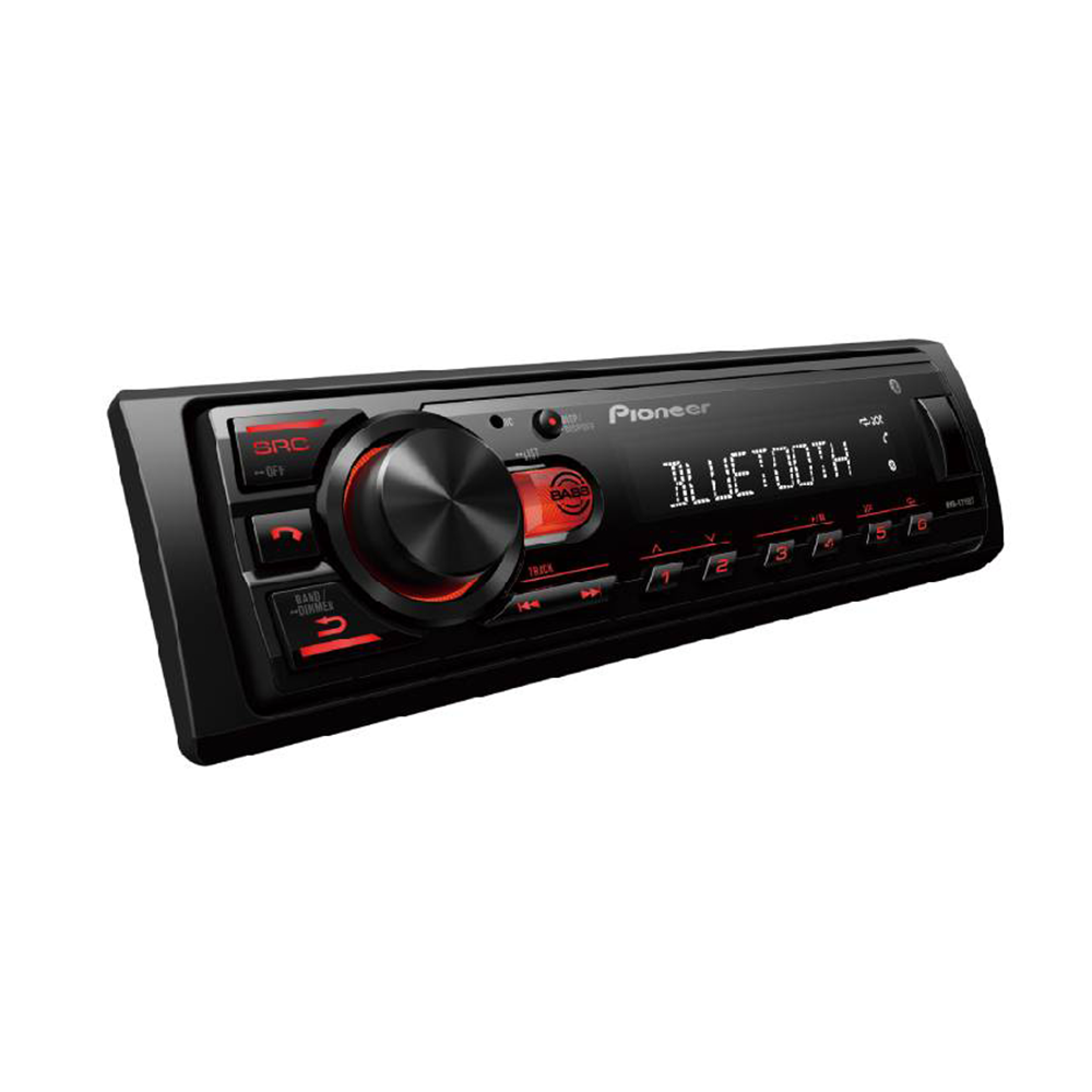 AUTORADIO PIONEER MVH-S235BT SIN LECTOR ROJO USB - Imagen 3