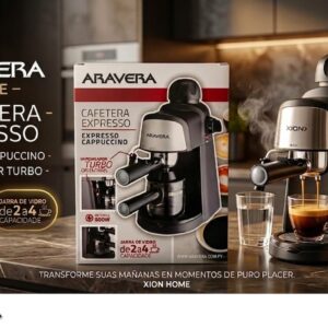 CAFETERA EXPRESSO XION XI-CM15 2 A 4 TAZAS 800W