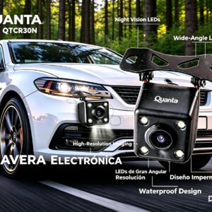 CAMARA QUANTA QTCR30N TRASERA PARA AUTO
