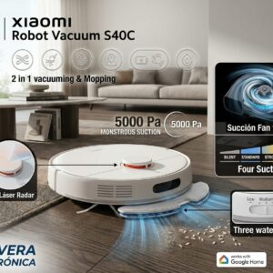 ASPIRADORA XIAOMI ROBOT VACUUM S40C ALEXA A WIFI