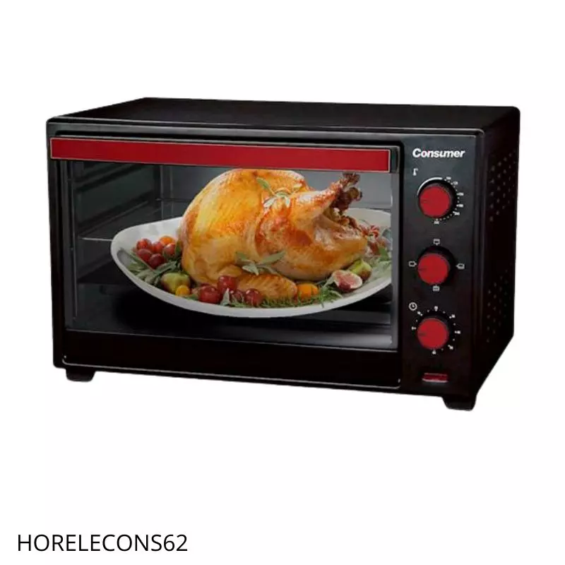 HORNO CONSUMER 62 LTS NEGRO - Imagen 2