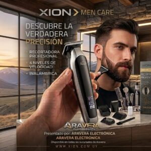 CORTAPELO XION XI-HAIR15PRO 4 VELOCIDAD RECARGABLE