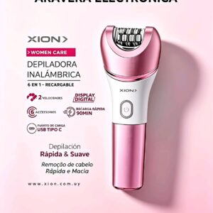 DEPILADOR XION XI-EPILATOR6X1 INALAMBRICO ROSADO