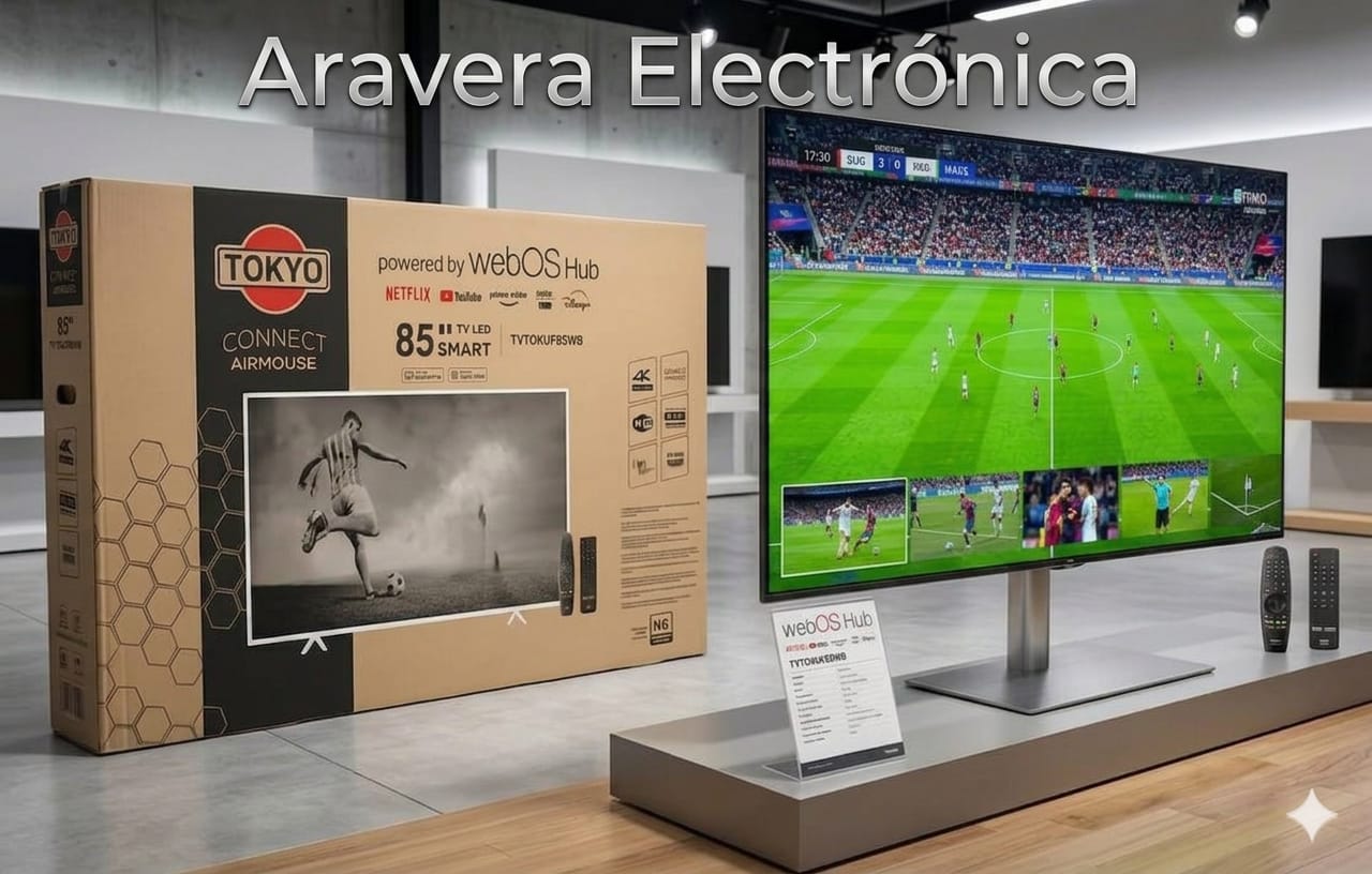 TV LED TOKYO 85" TVTOKUF85WB SMART UHD 4K