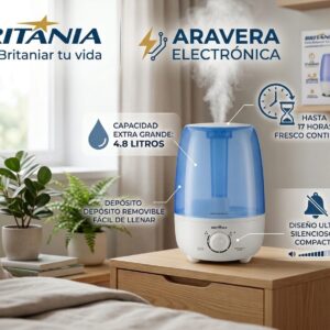 HUMIDIFICADOR BRITANIA BUD04B 4.8 LTS