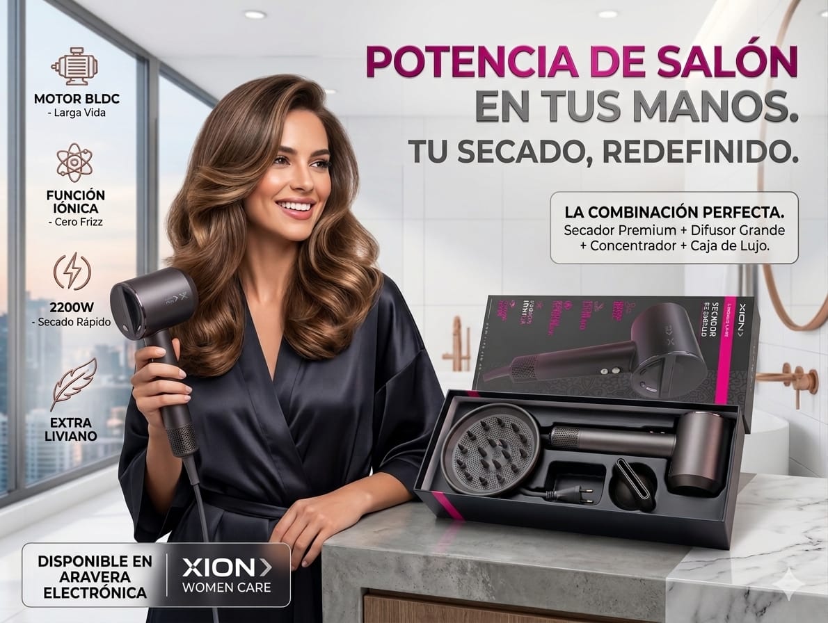 SECADOR XION XI-SONIC 3 VELOCIDADES 2200W