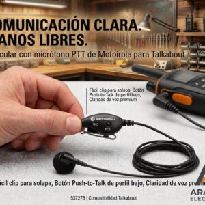 AUDIFONO MOTOROLA 53727 CON MICROFONO PTT