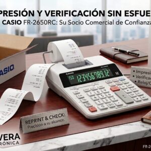 CALCULADORA CASIO FR-2650RC BLANCO
