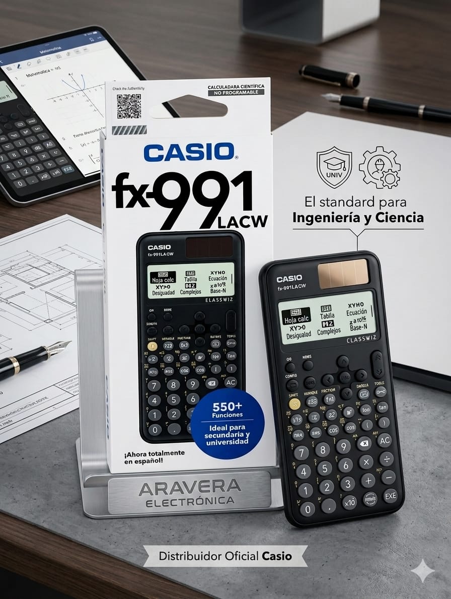CALCULADORA CASIO FX-991LACW CIENTIFICA