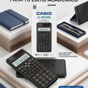 CALCULADORA CASIO FX-991MS 2DA EDICION NEGRO