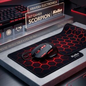 MOUSE+MOUSEPAD KOLKE KGK-251 SCORPION GAMER
