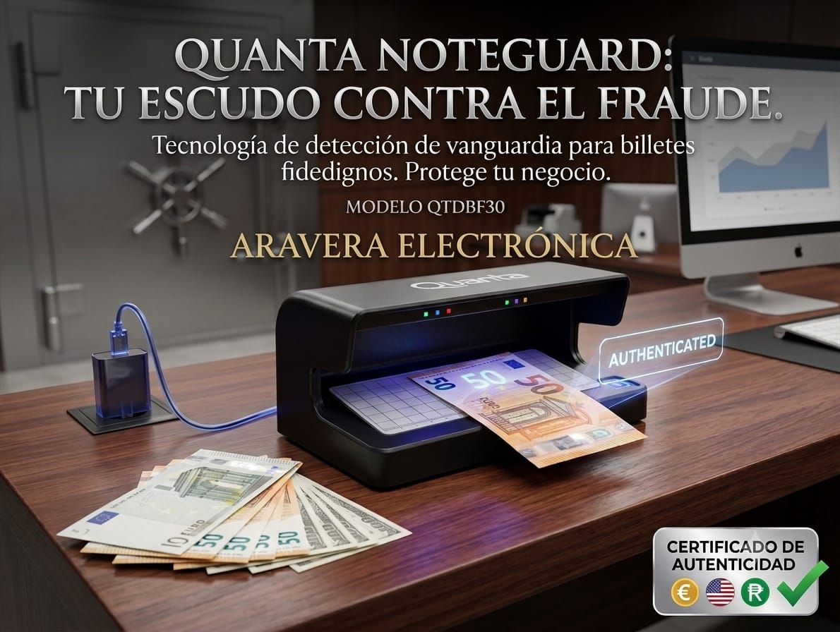 DETECTOR DE BILLETE QUANTA QTDBF30