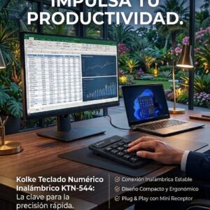 TECLADO NUMERICO KOLKE KTN-544 USB INALAMBRICO