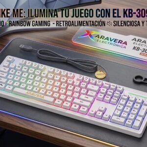 TECLADO XTRIKE GAMING KB-309WH BLANCO INGLES