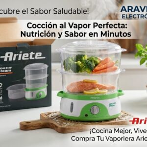 VAPORERA ARIETE MOD.911 BLACO/VERDE 929-675