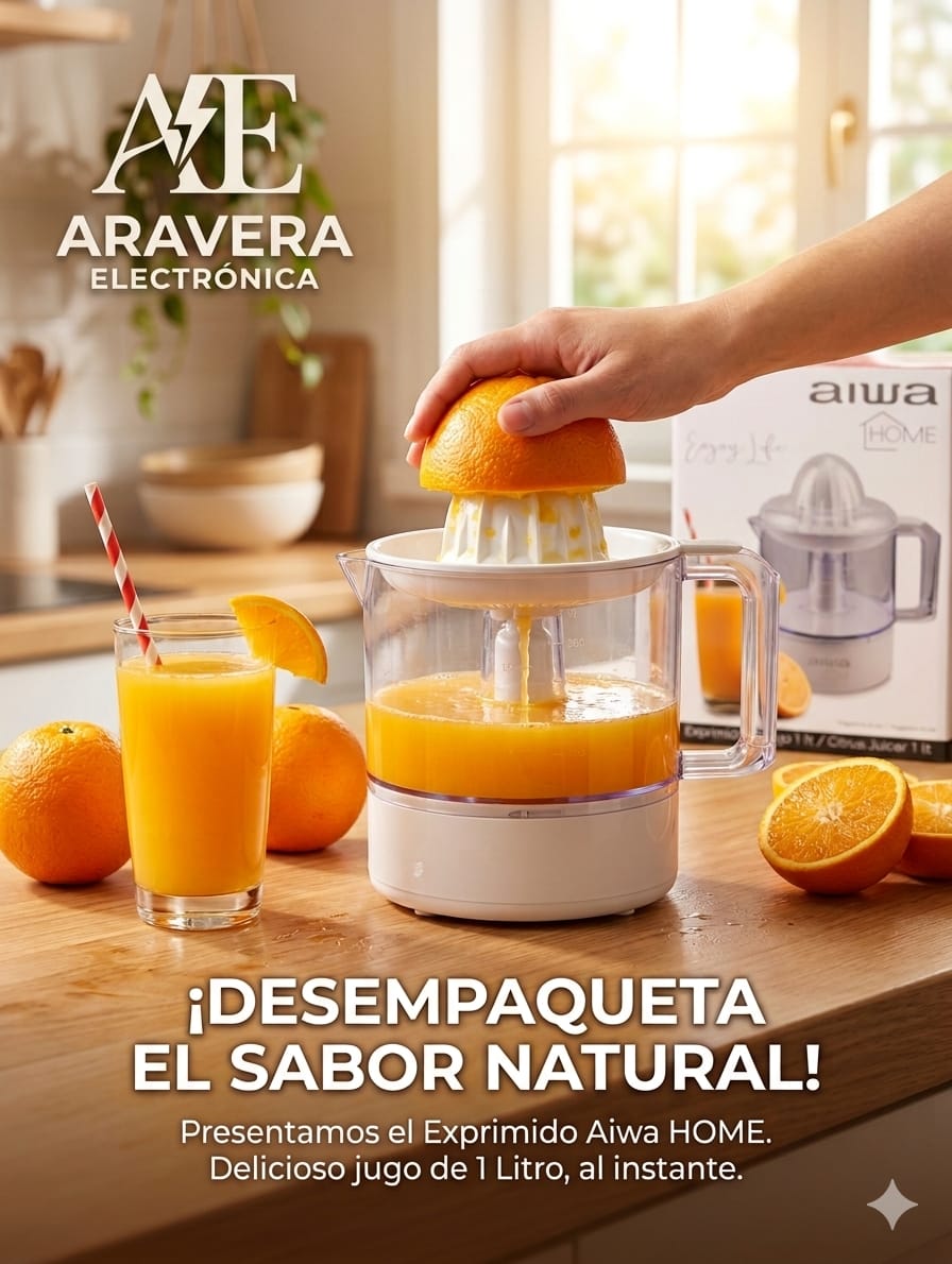 EXPRIMIDOR AIWA DE JUGO AW-ED3001 1 LITRO 30W