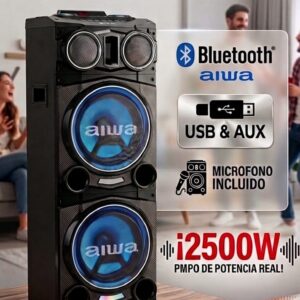 PARLANTE AIWA ACTIVO AW-POC10 A CORRIENTE BT/USB