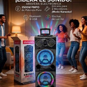 PARLANTE AIWA ACTIVO AW-POC10 A CORRIENTE BT/USB