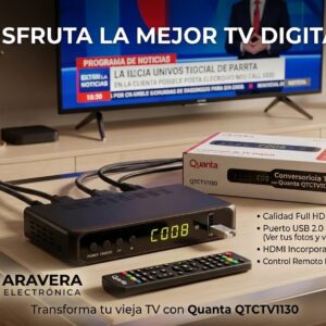 CONVERSOR DE TV DIGITAL QUANTA QTCTV1130 C/IVA HDMI