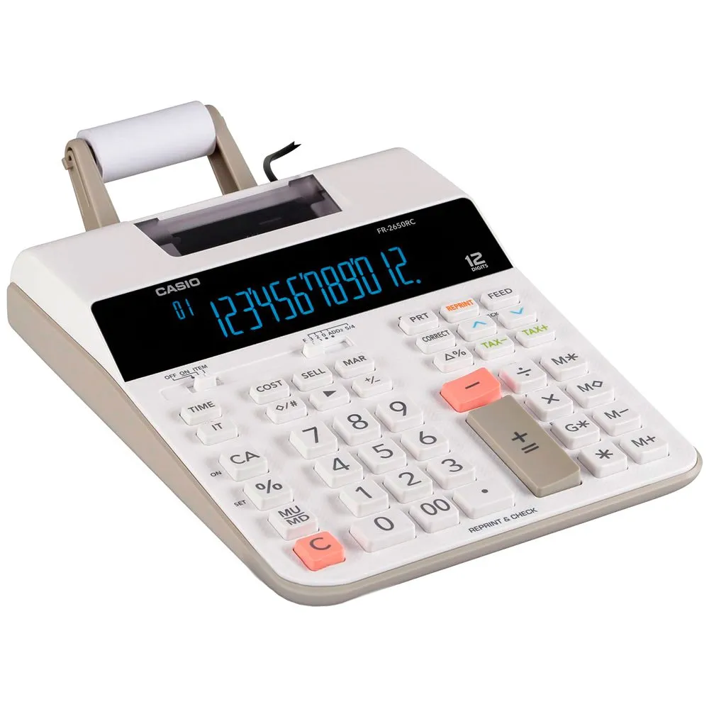 CALCULADORA CASIO FR-2650RC BLANCO - Imagen 3