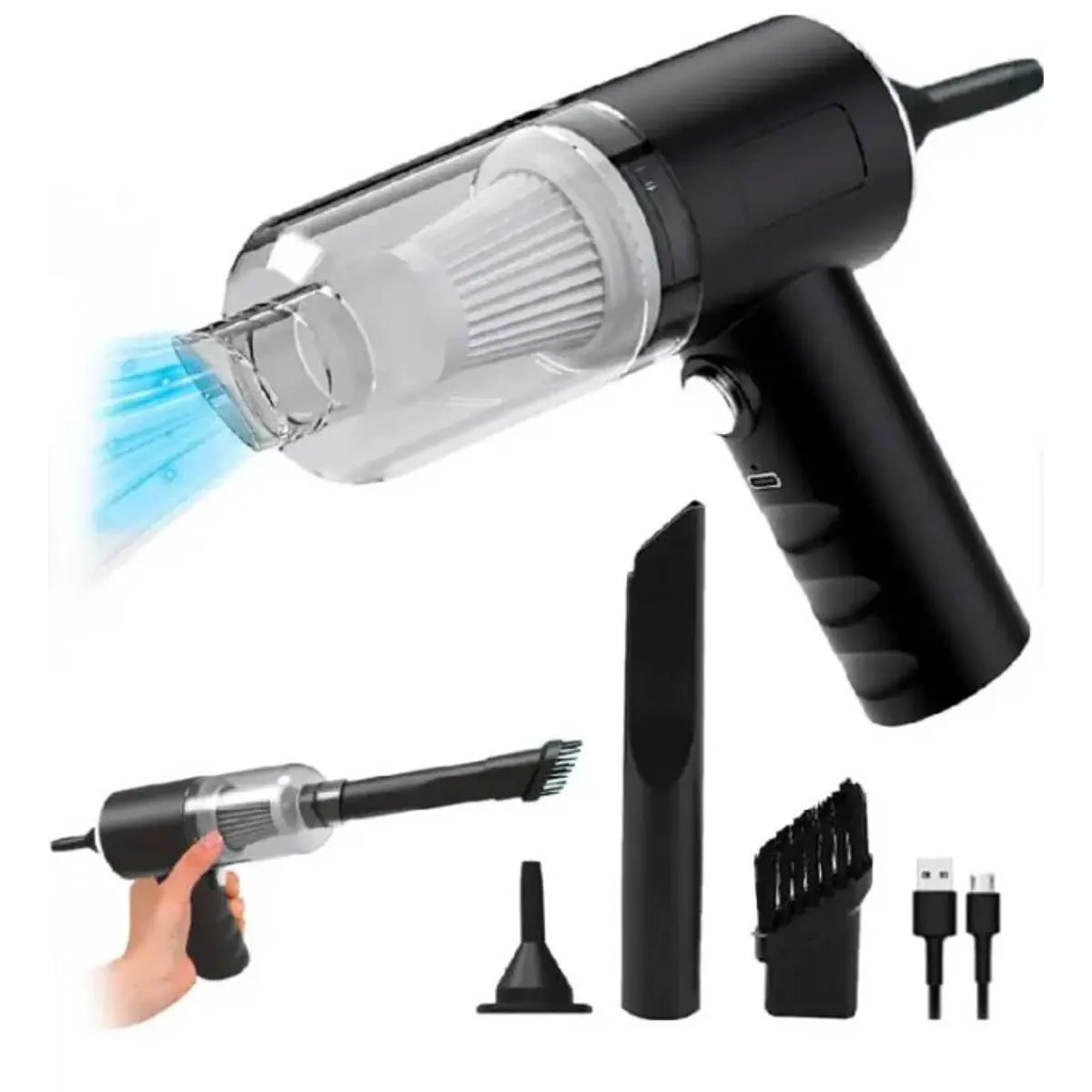 ASPIRADORA MINI RECARGABLE PORTATIL - Imagen 2
