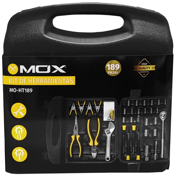 KIT DE HERRAMIENTAS MOX MO-HT189 189 PZA - Imagen 2