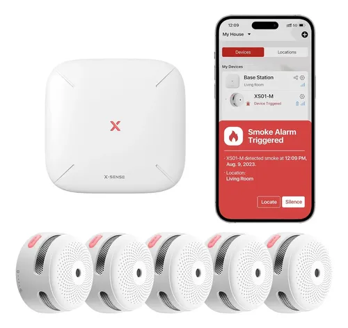 DETECTORES DE HUMO X-SENSE FS51 WIFI INTELIGENTE - Imagen 2