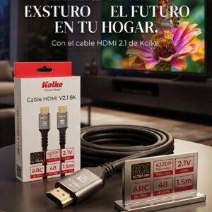 CABLE HDMI KOLKE 8K UHD 1.5 MTS KCC-2739 V2.1