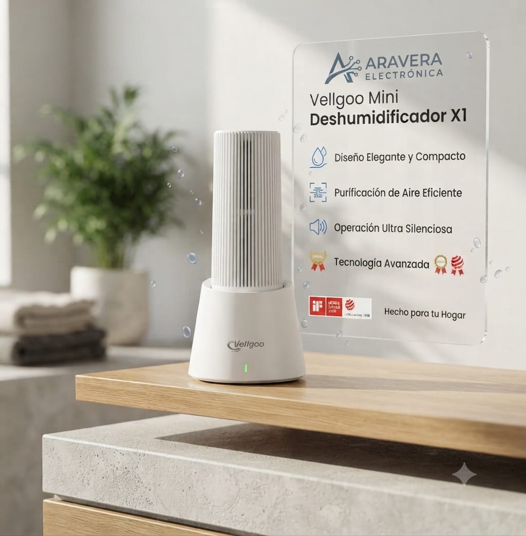 DESHUMIDIFICADOR VELLGOO X1 MINI INALAMBRICO