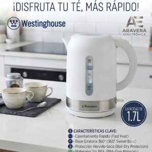JARRA ELEC. WESTINGHOUSE 1.7 LTS WKWK3058WH BLANCO
