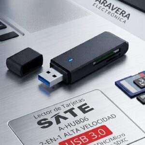 LECTOR DE MEMORIA SATE A-HUB06 MICRO SD 3.0