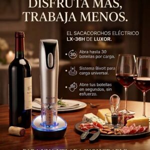 SACACORCHO ELECTRICO LUXOR LX-36H