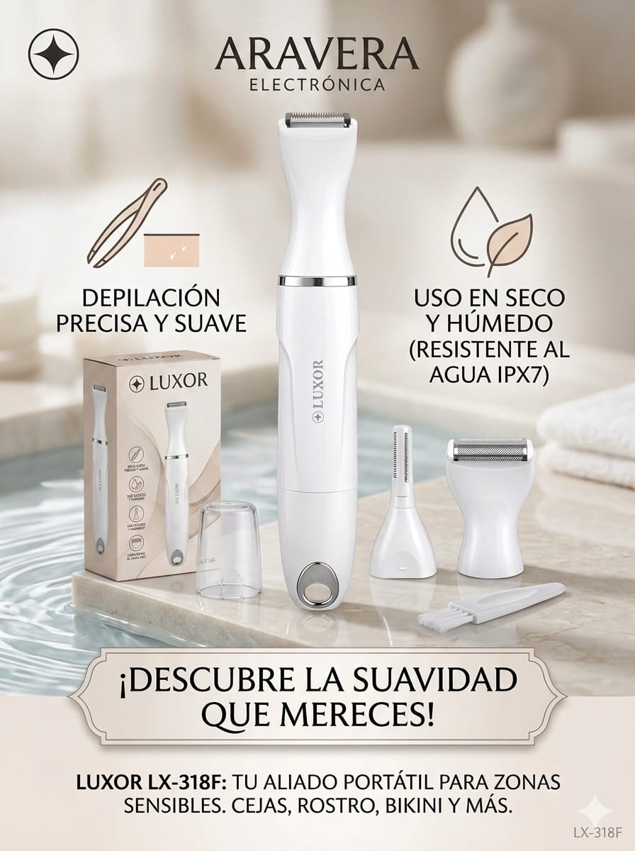 DEPILADOR LUXOR LX-318F MULTIFUNCION PORTATIL