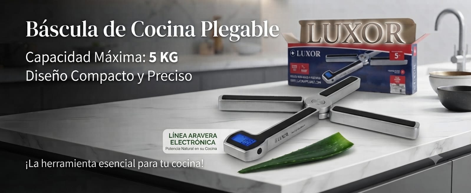 BALANZA LUXOR LX-2510 PARA COCINA HASTA 5KG