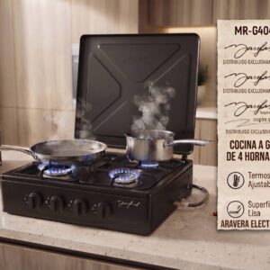 COCINA MARYLAND MR-G404 4 HORALLAS NEGRO