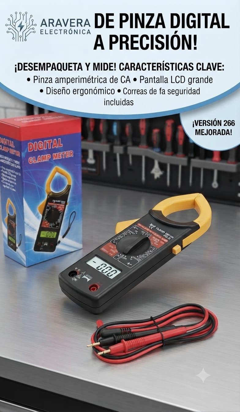 TESTER DIGITAL CLAMP METER 266