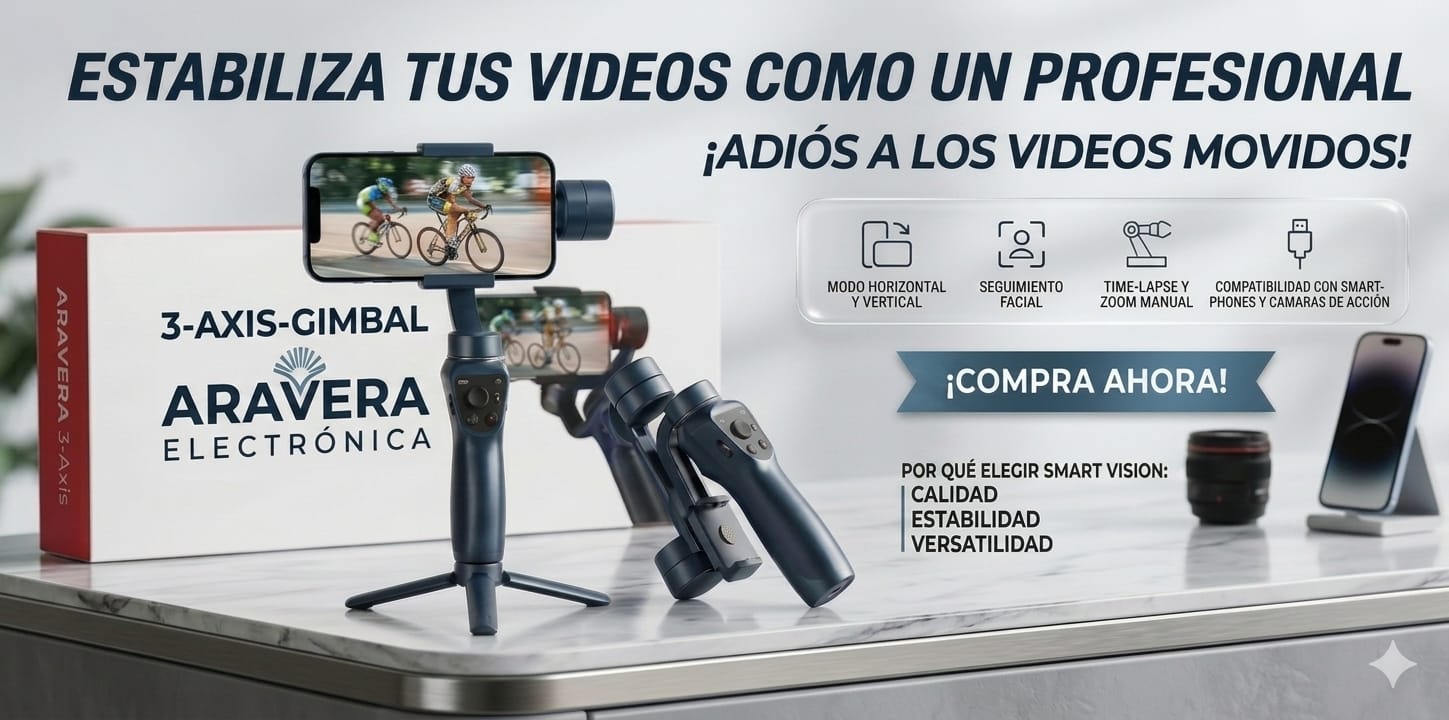 ESTABILIZADOR VISION F6 GIMBAL 3-AXIS