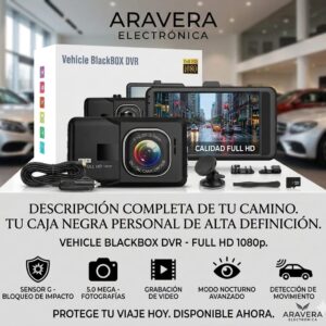 CAMARA PARA AUTO BLACKBOX 2.4" FULL HD